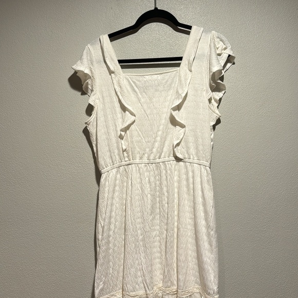 NWT Maurice’s cream flowy dress - Picture 3 of 5